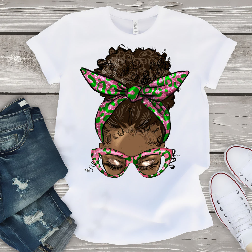Sisterhood Messy Bun DTF Transfer