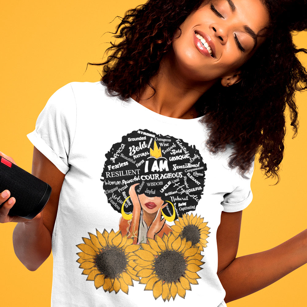 I Am Sunflower Sista DTF Transfer