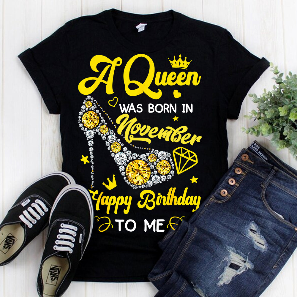 November Yellow Shoes Queen DTF Transfer