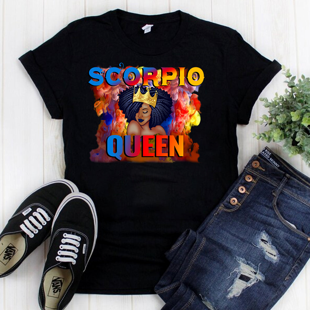 Scorpio Queen Smoke DTF Transfer