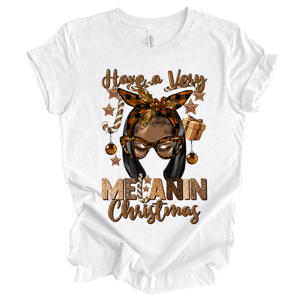 Very Melanin Christmas Bob DTF Transfer