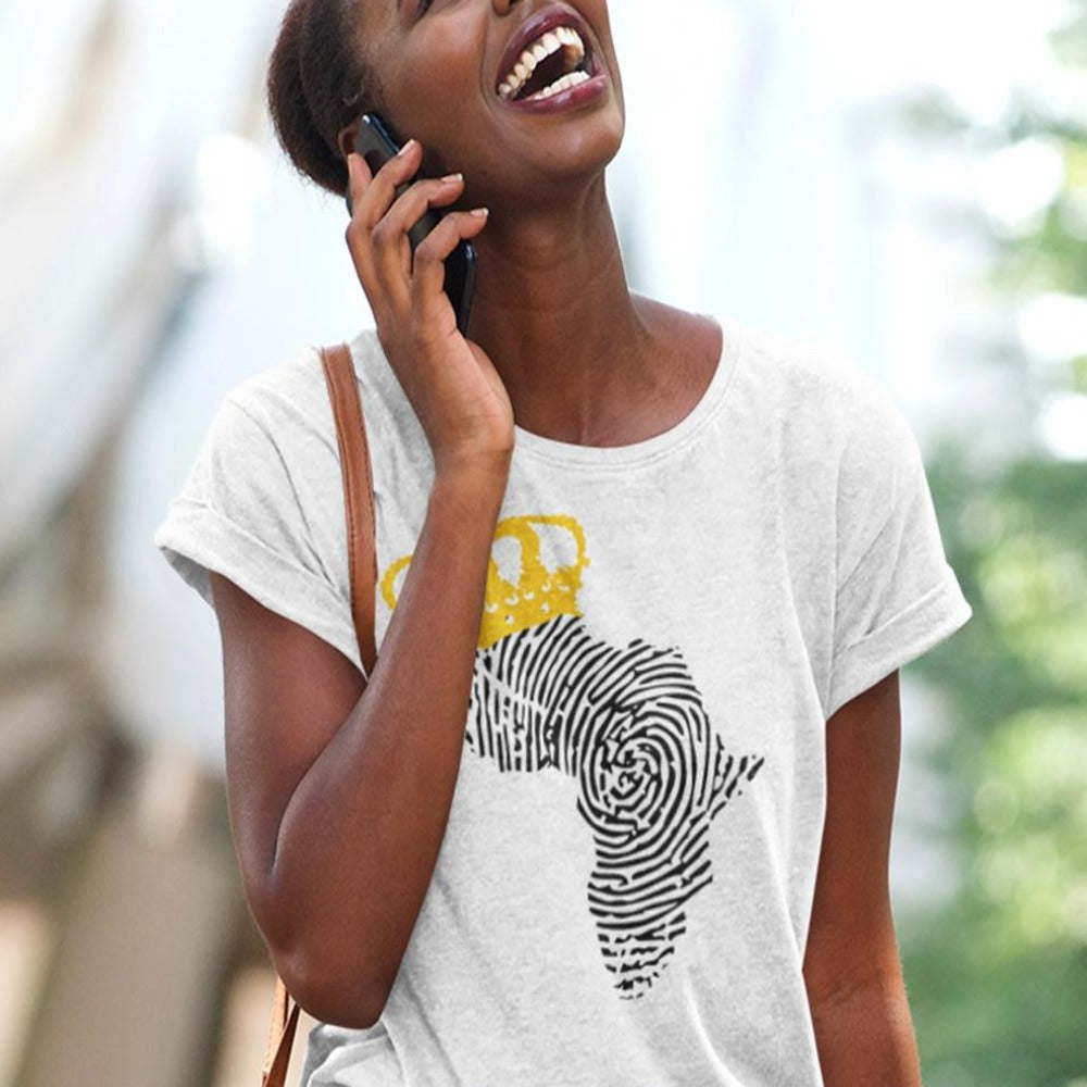 Crowned Africa DTF Transfer