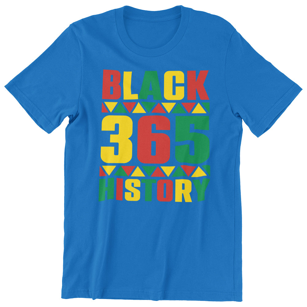Black 365 History DTF Transfer