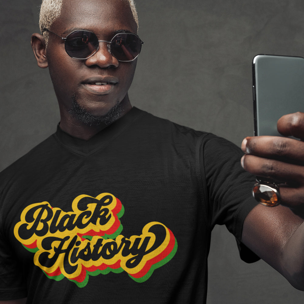 Black History Retro Words DTF Transfer