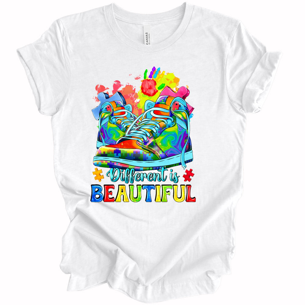 Different is Beautiful Sneakers DTF Transfer