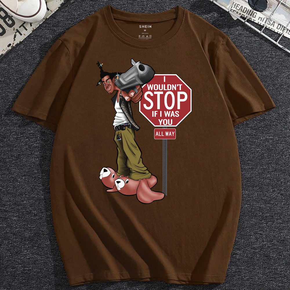Don't Be Menace Stop DTF Transfer