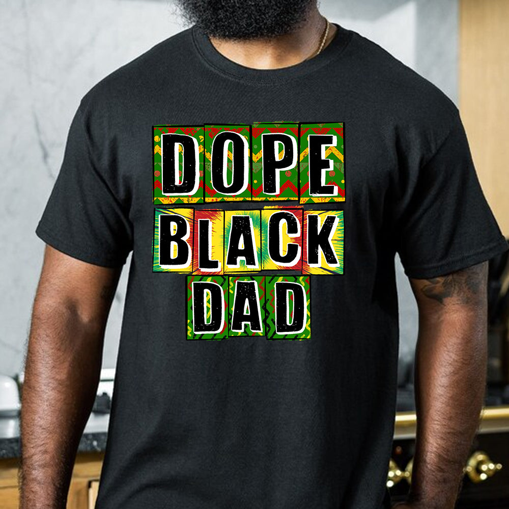 Dope Black Dad DTF Transfer