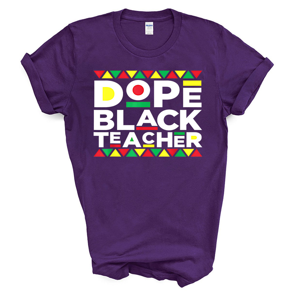 Dope Black Teacher DTF Transfer