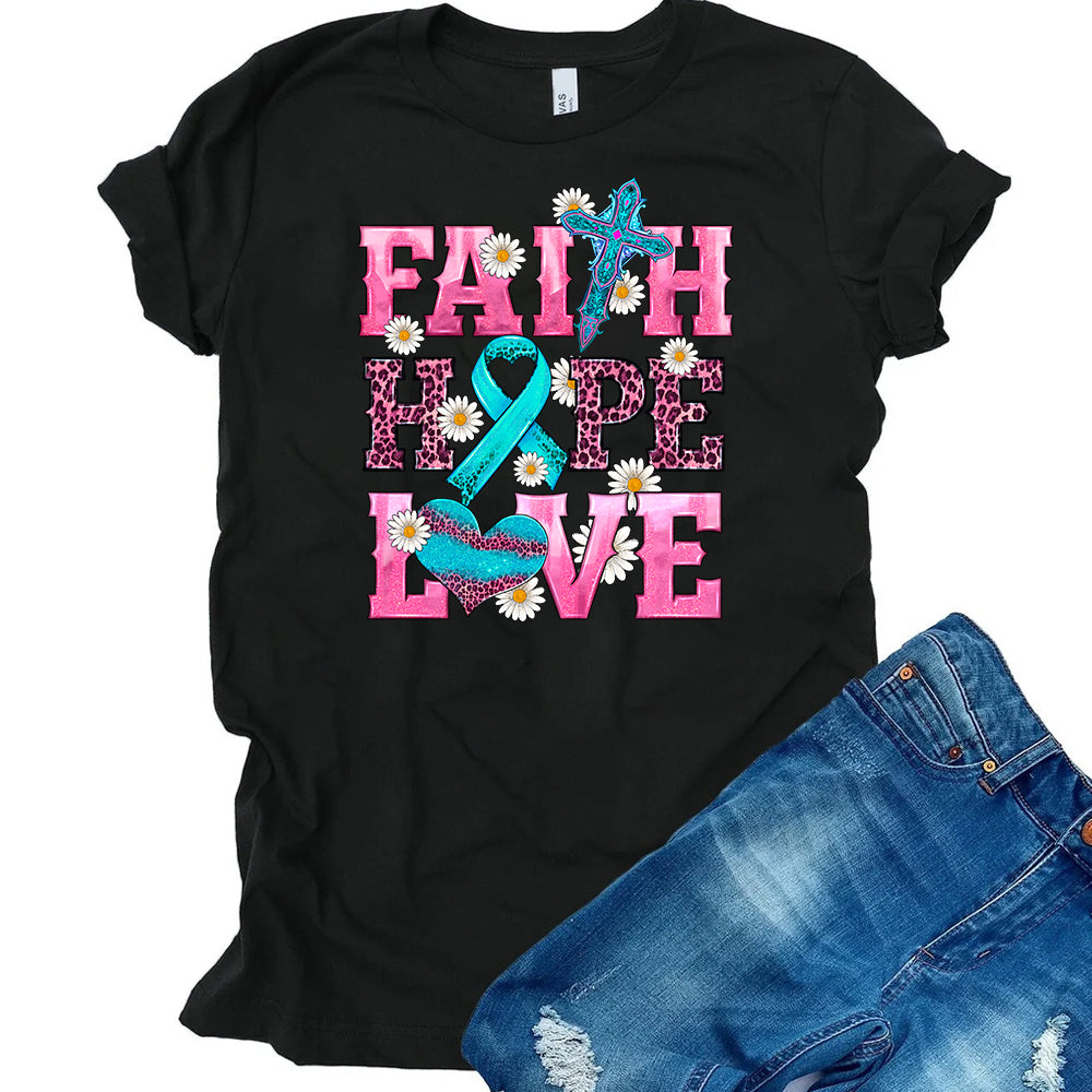 Faith Hope Love DTF Transfer