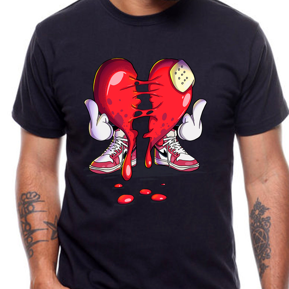 F Love Heart DTF Transfer