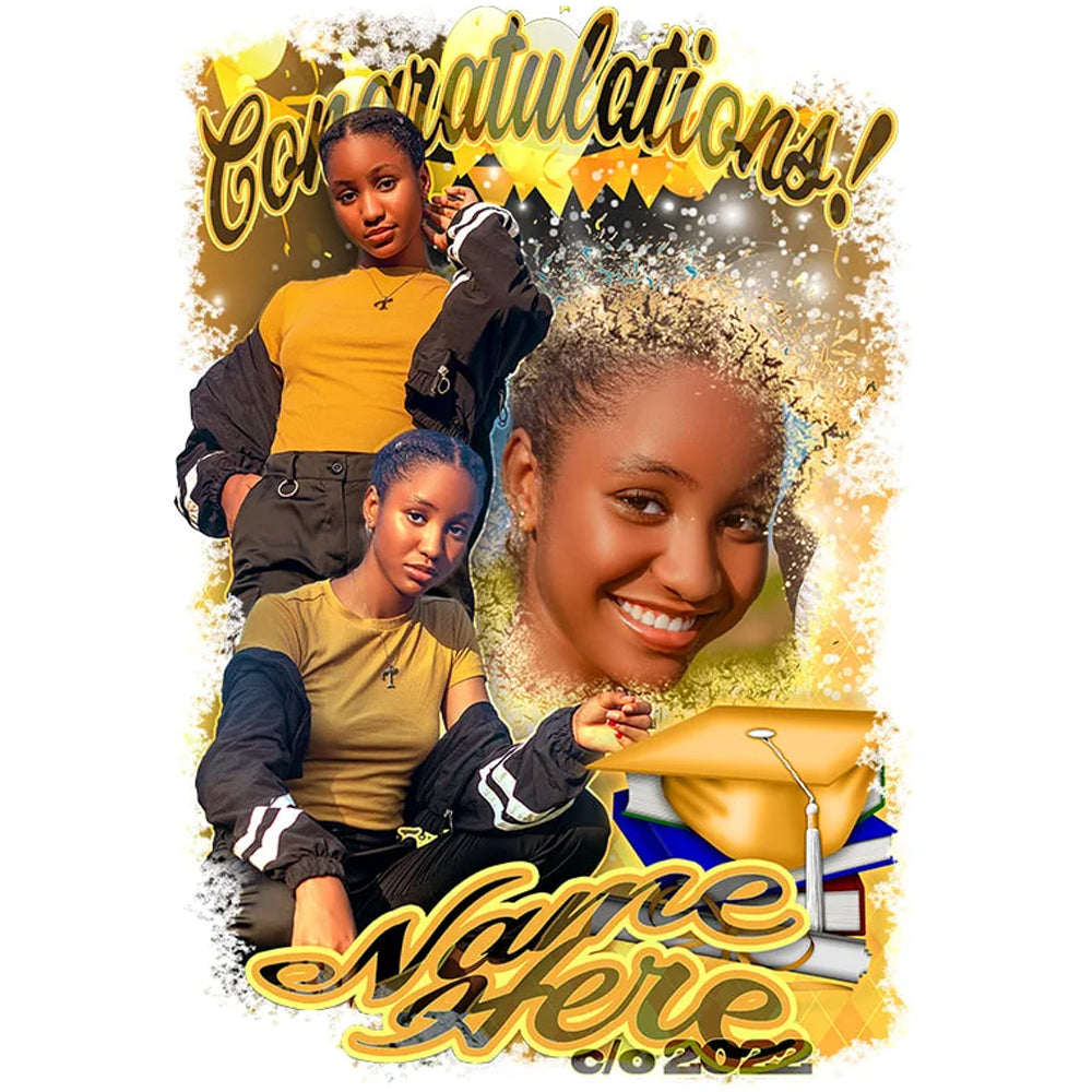 Custom Graduation Transfers Template #4