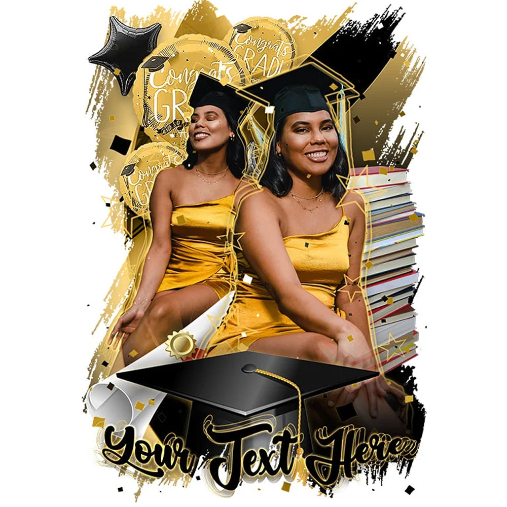 Custom Graduation Transfers Template #2