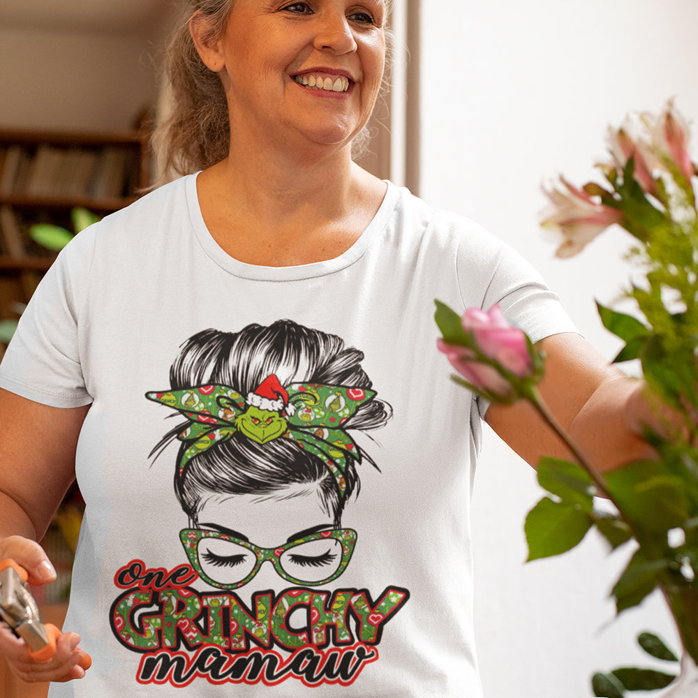 One Grinchy Mamaw DTF Transfer
