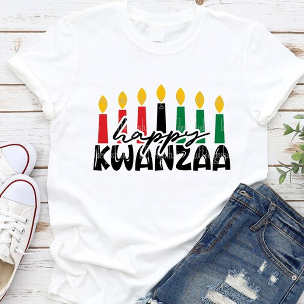 Happy Kwanzaa DTF Transfer