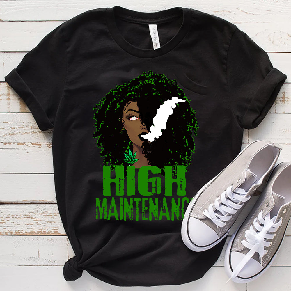 High Maintenance Curly DTF Transfer