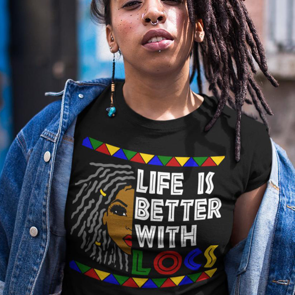 Better with Locs DTF Transfer - grey