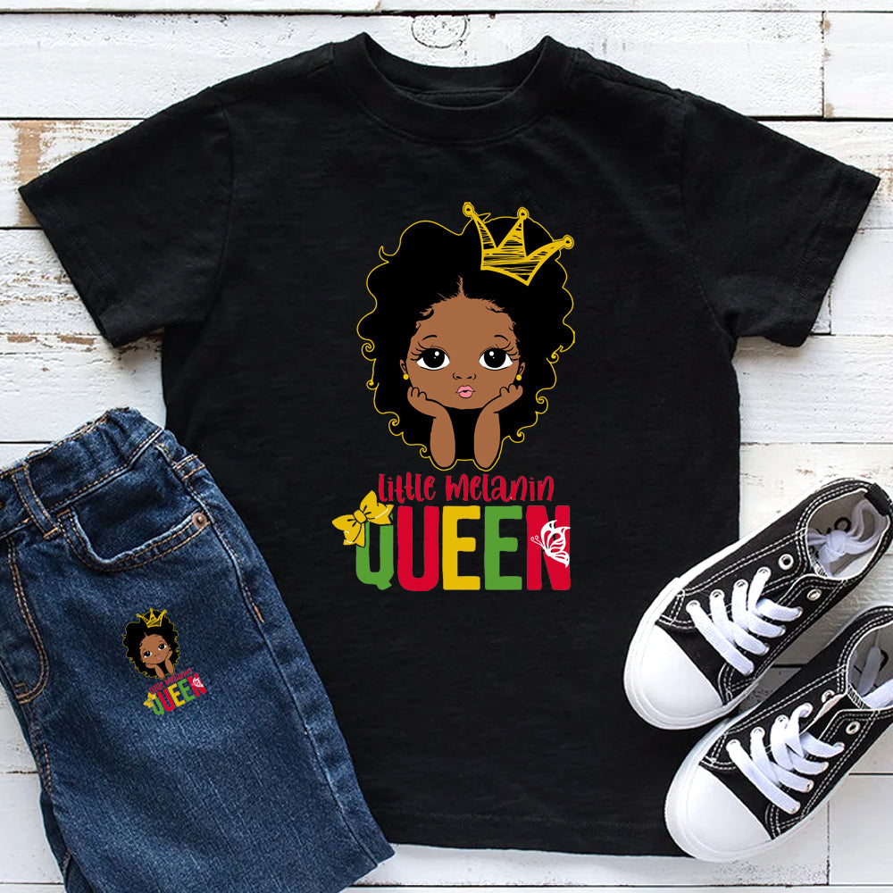 Little Melanin Queen DTF Transfer