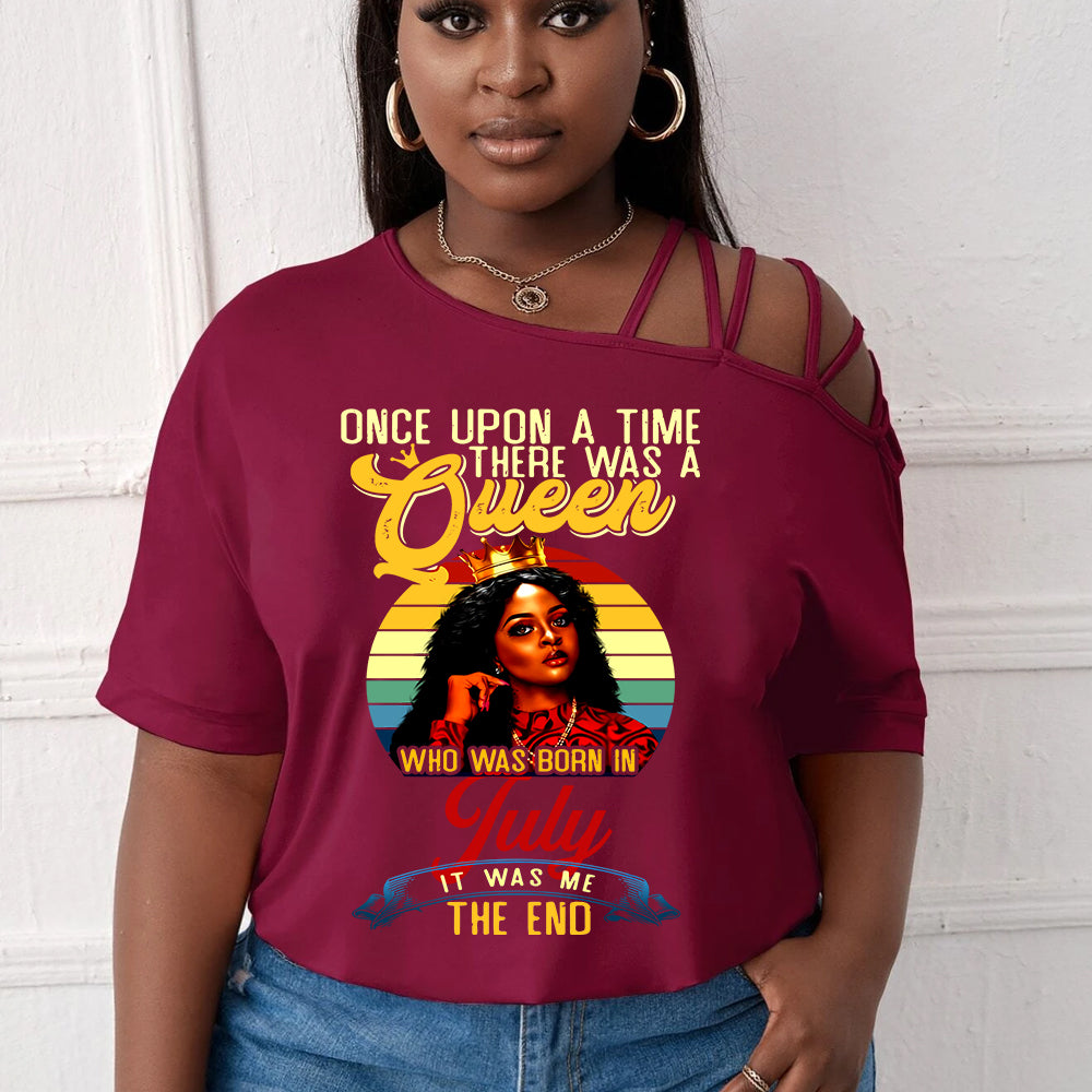 July Once Upon Queen DTF Transfer