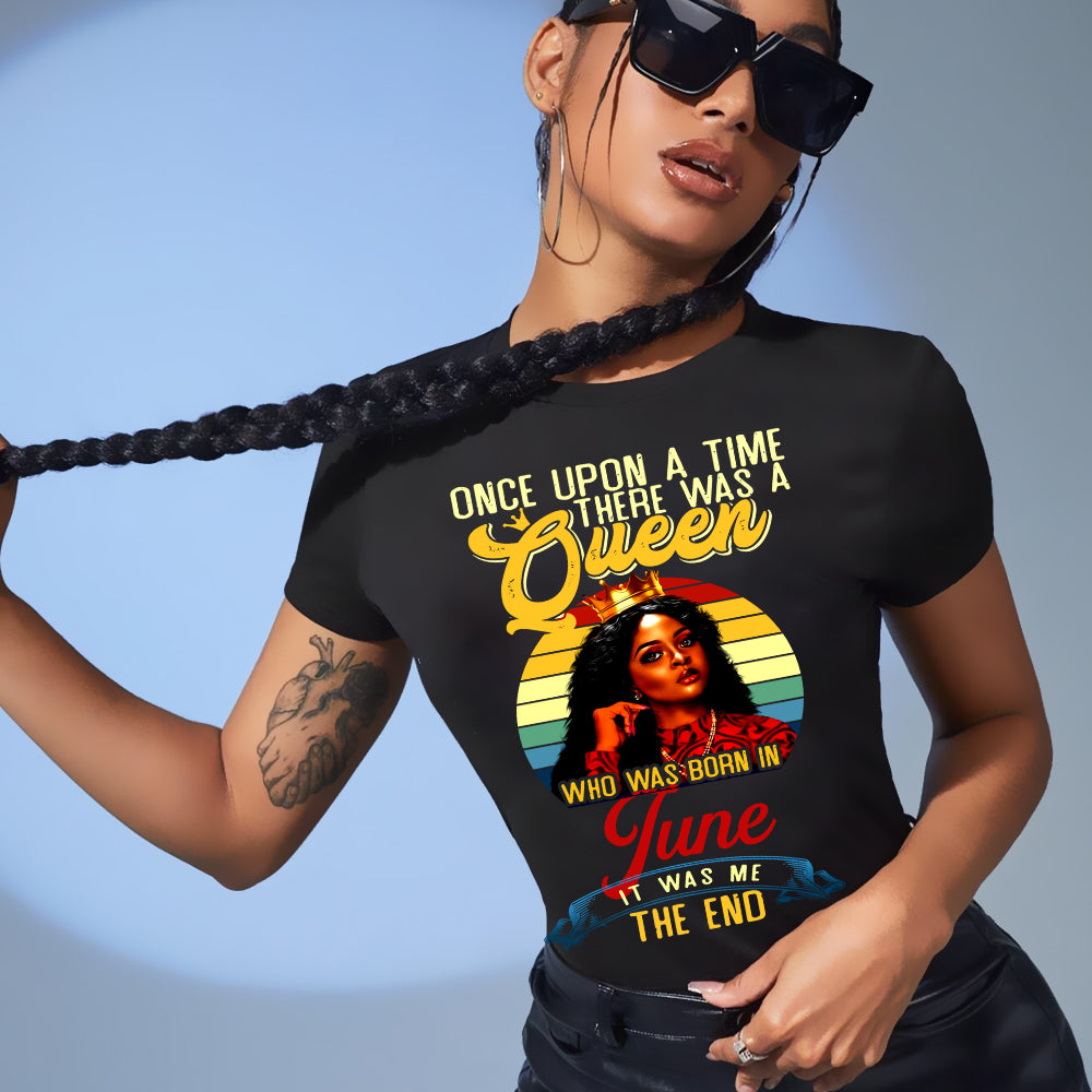 June Once Upon Queen DTF Transfer