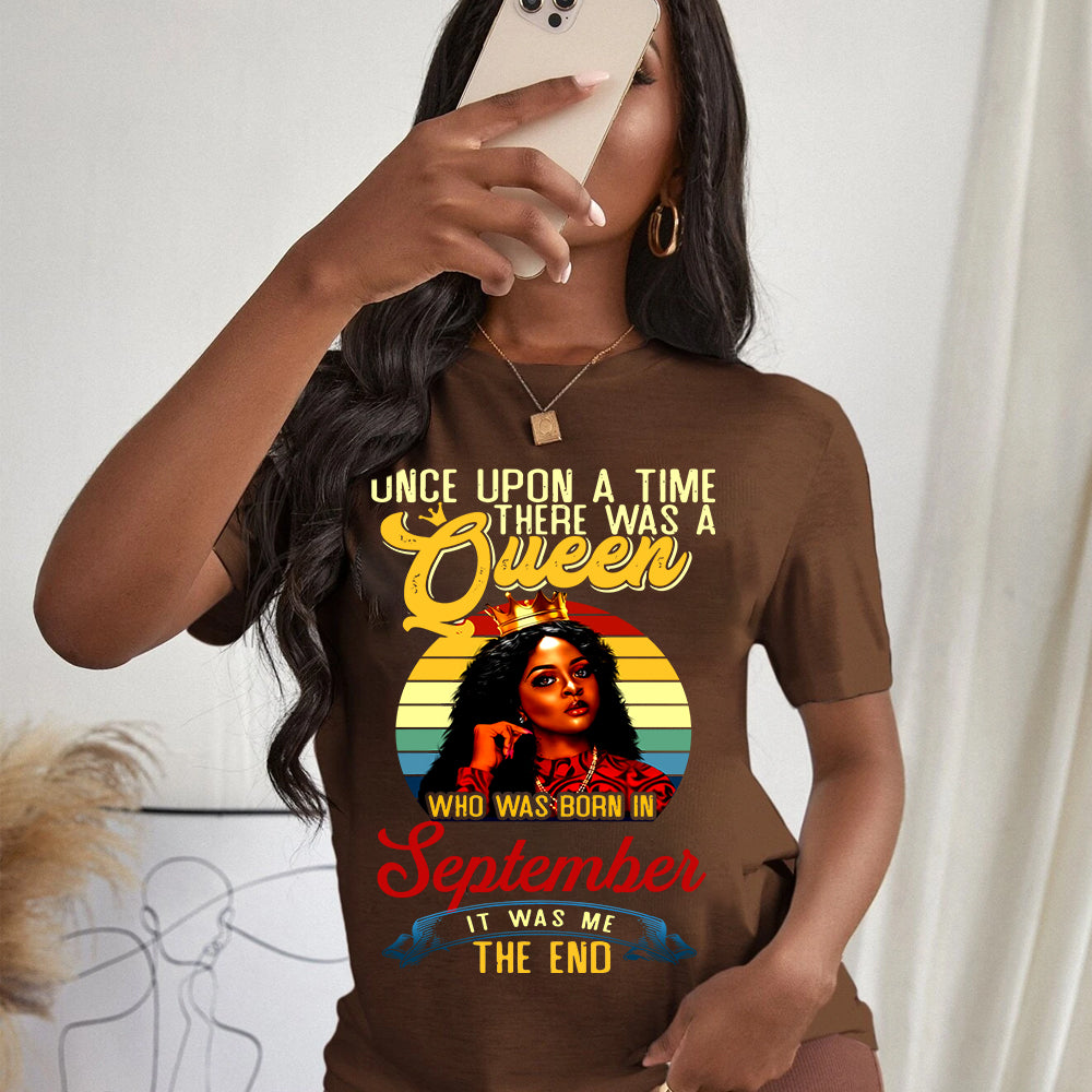 September Once Upon Queen DTF Transfer