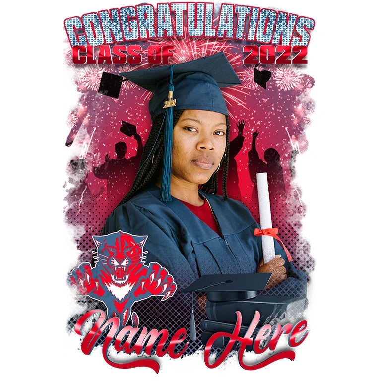 Custom Graduation Transfers Template #1
