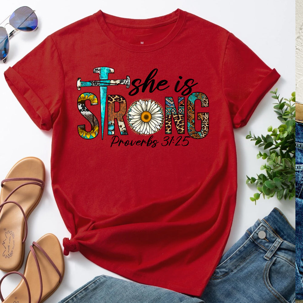 She is Strong DTF Transfer