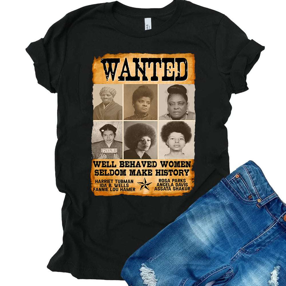 Wanted: Well Behaved Women DTF Transfer