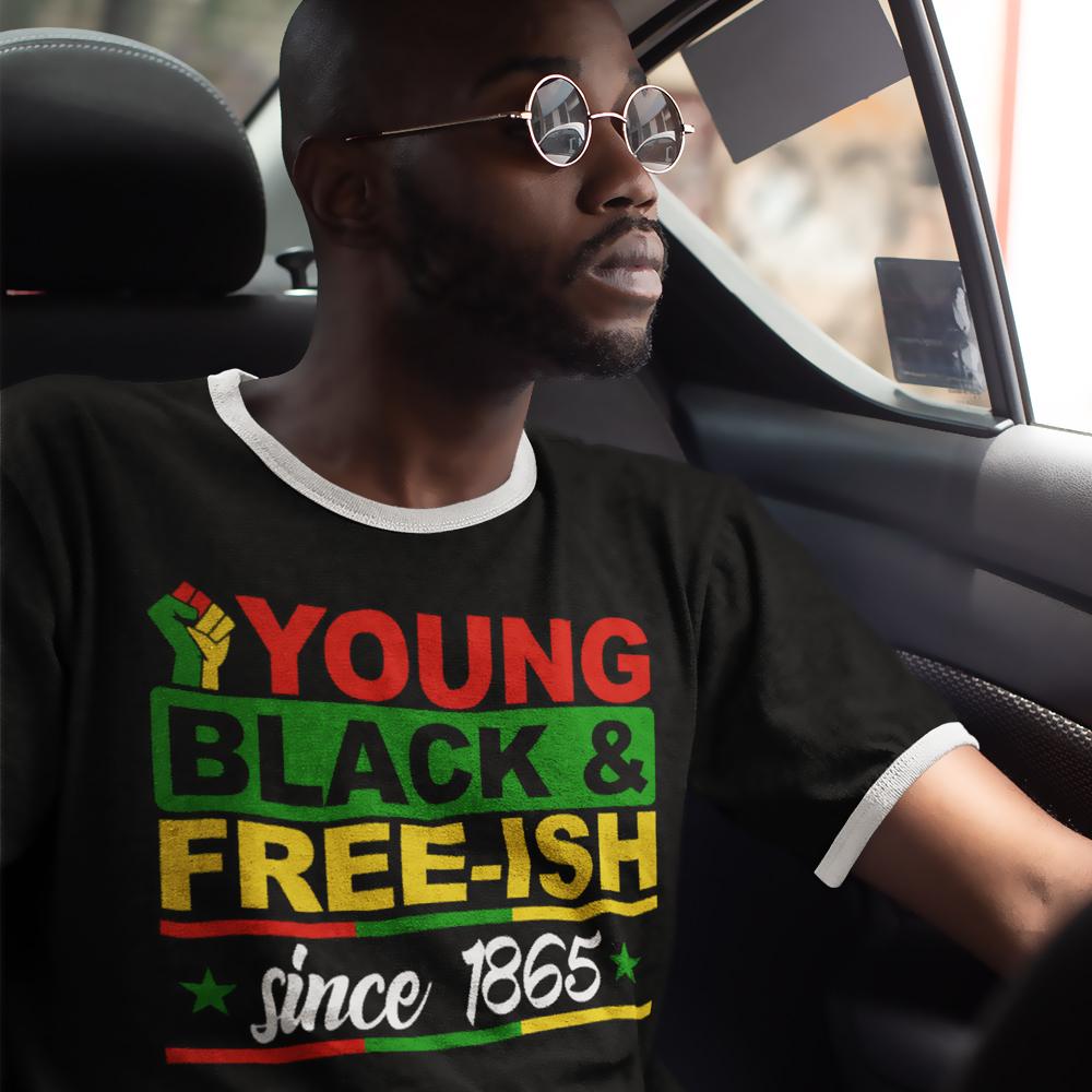 Young Black Freeish DTF Transfer