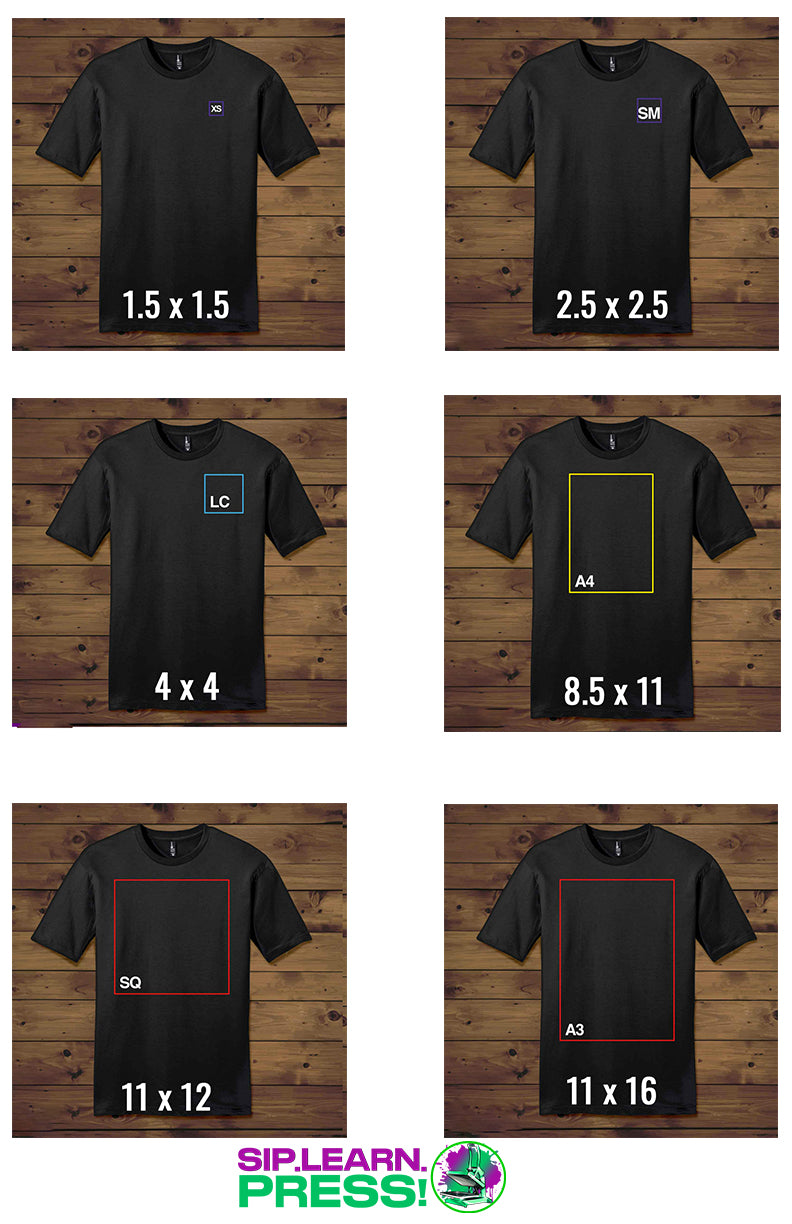 How to Determine Your TShirt Transfer Size