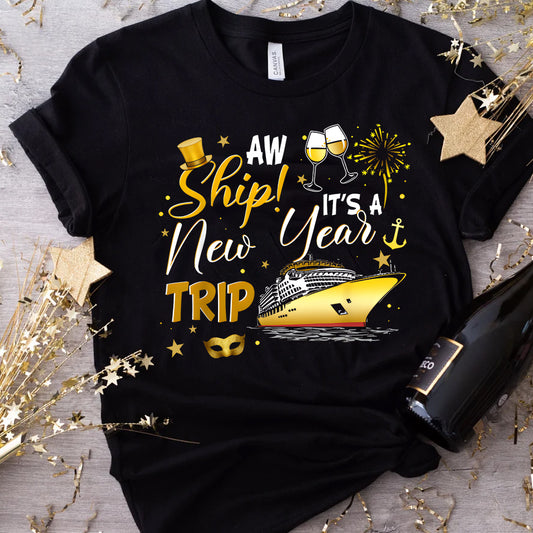 Aw Ship New Years Cruise DTF Transfer