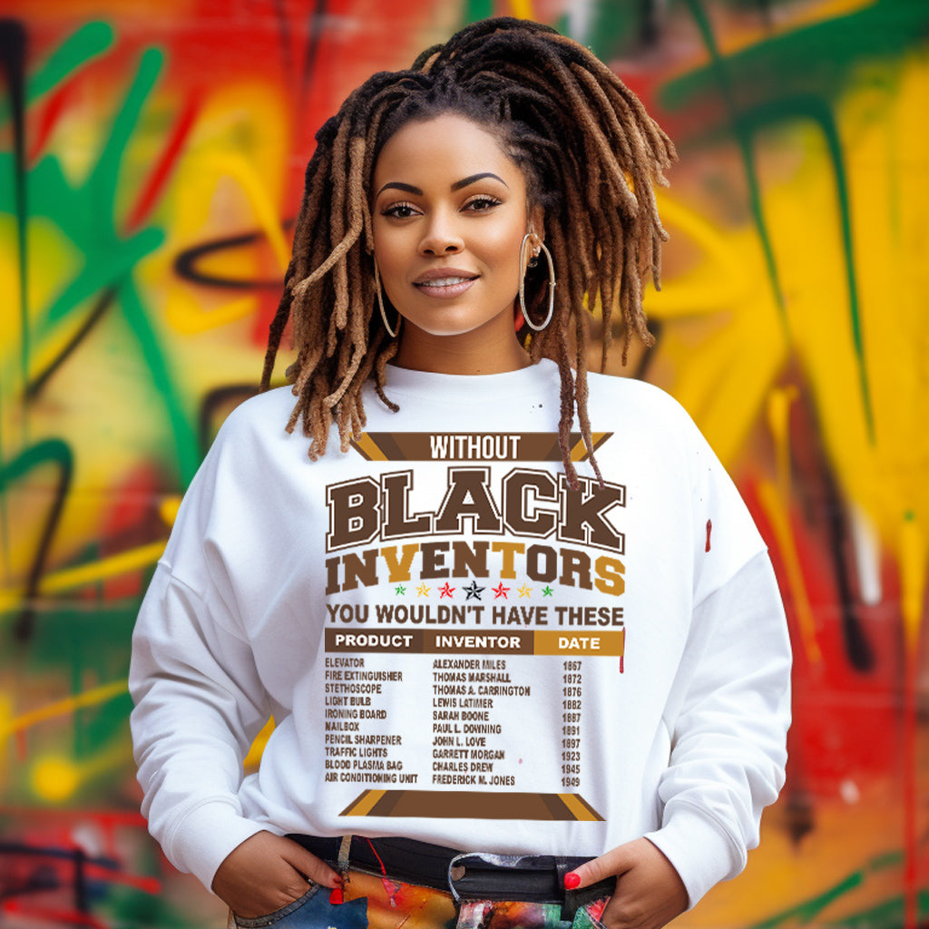 Black Inventors Brown DTF Transfer