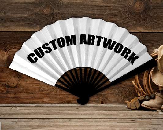 13" Custom Clack Fan Sublimation Transfer