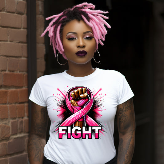 Fight Breast Cancer DTF Transfer