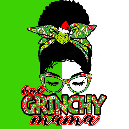 One Grinchy Mama - Afro
