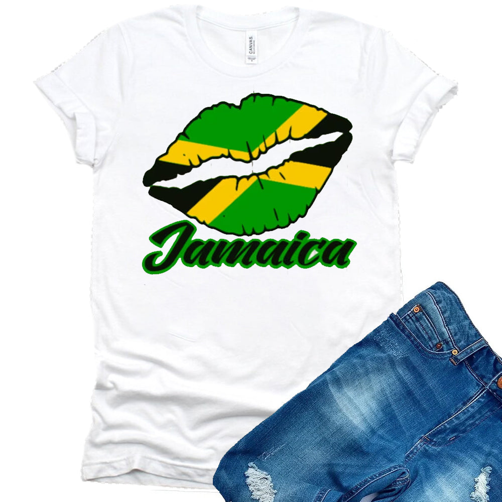 Jamaica Lips DTF Transfer