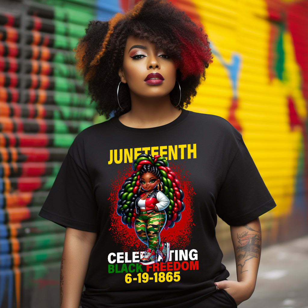 Juneteenth Celebrate Black Freedom DTF Transfer