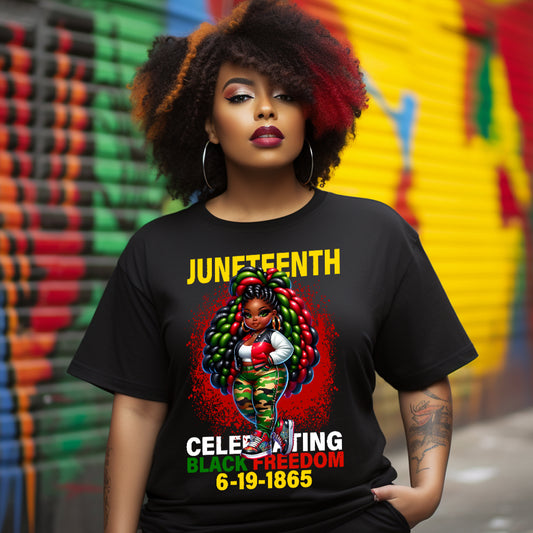 Juneteenth Celebrate Black Freedom DTF Transfer