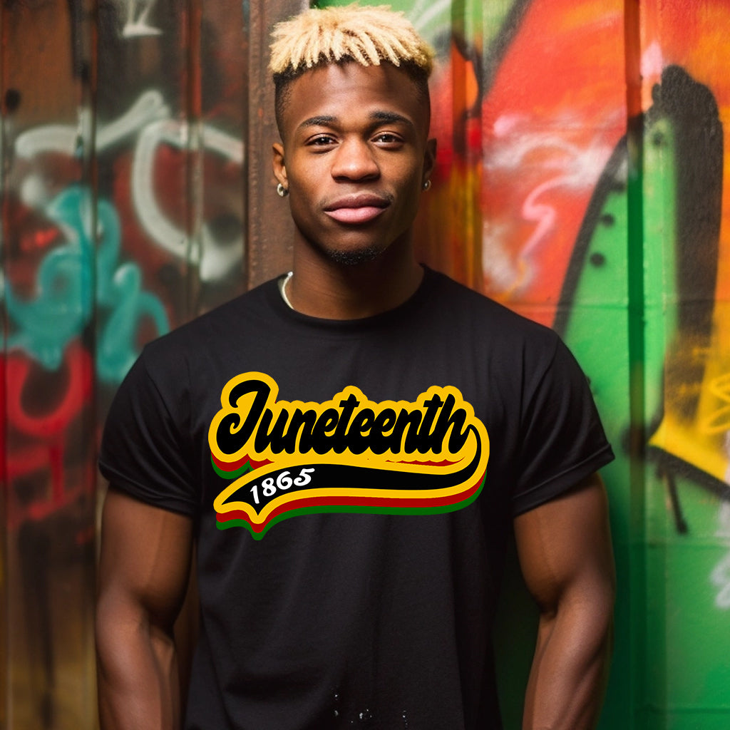 Juneteenth Word Retro Tail DTF Transfer – dtftransfers247