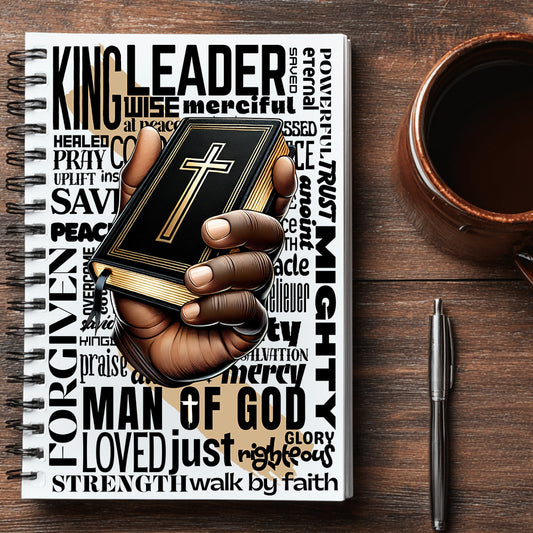 Man of God Hand Journal UV DTF Stickers