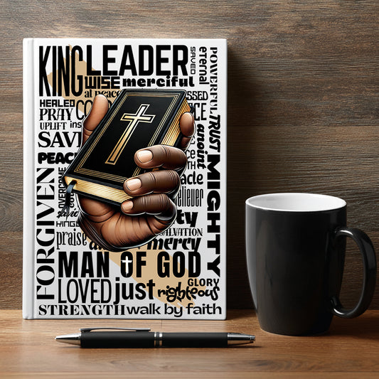 Man of God Hand Journal UV DTF Stickers