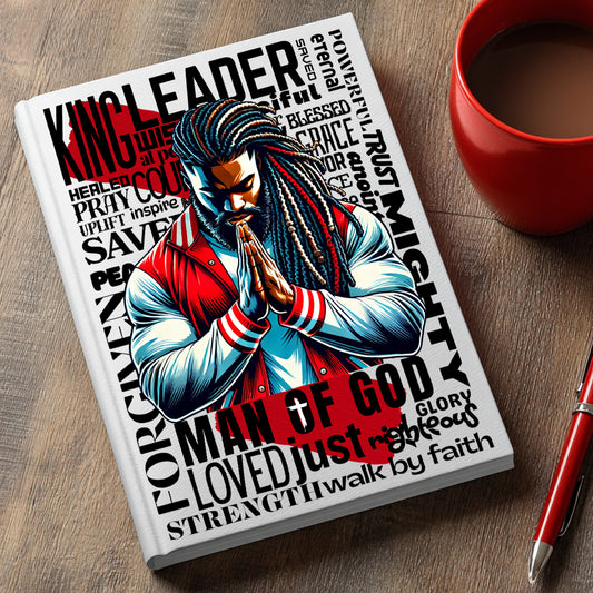 Man of God Journal UV DTF Stickers