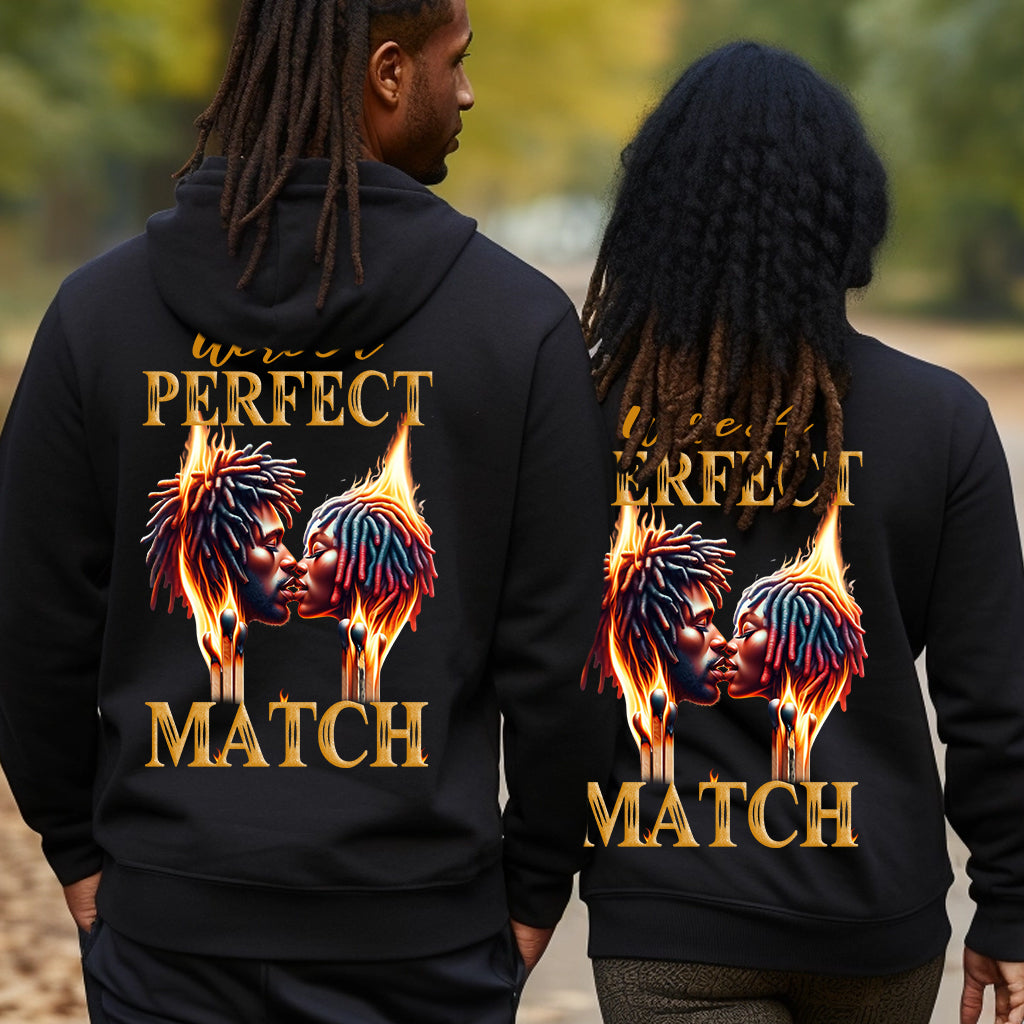 We're a Perfect Match Locs DTF Transfer