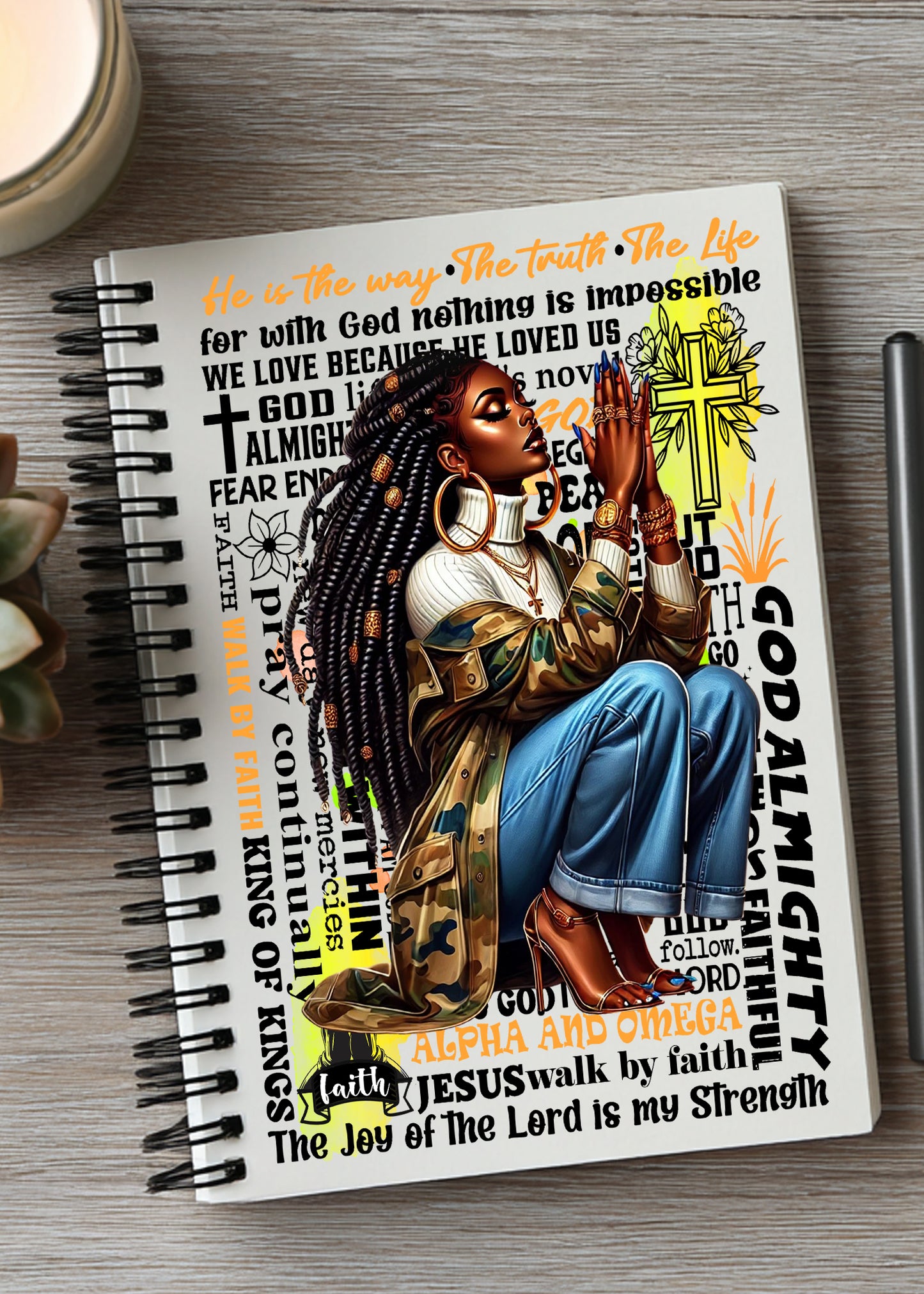 Prayer Works Journal UV DTF Stickers