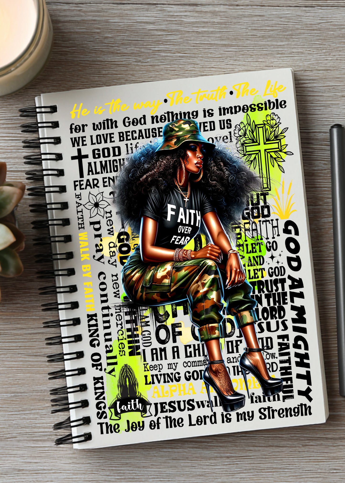 Prayer Works Journal UV DTF Stickers