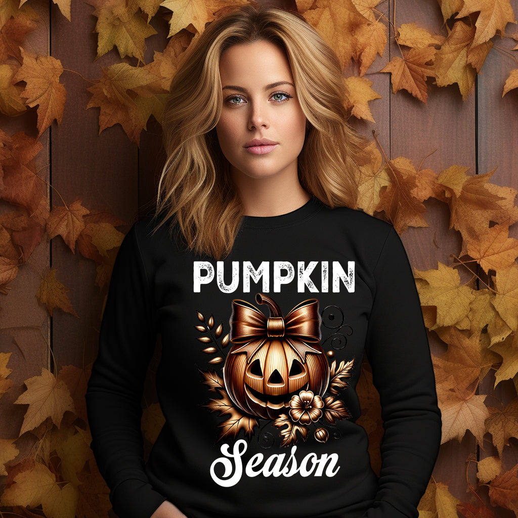 Pumpkin Season DTF Transfers - White