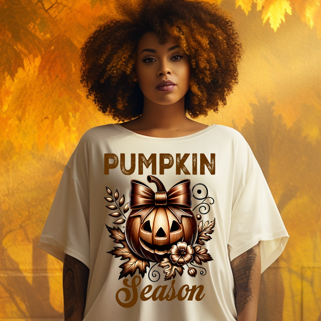 Pumpkin Season DTF Transfers - Brown