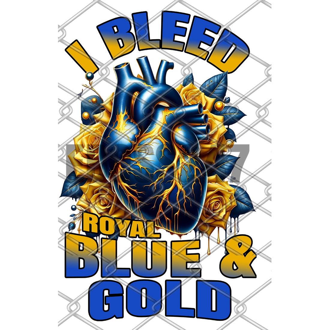 EIGH8 Canvas Tragetasche - In My Royal Era Sgrho Geschenk Mit Gold & Royal Blue Design, 40x34 Cm, Vielseitig Nutzbar