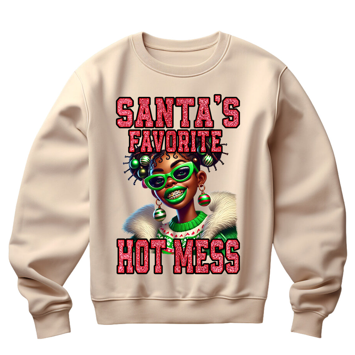 Santa's Favorite Hot Mess DTF Transfer - 2