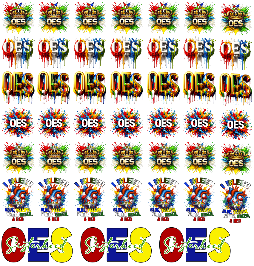 OES UV DTF Stickers - 22.8x24 Gang Sheet – dtftransfers247