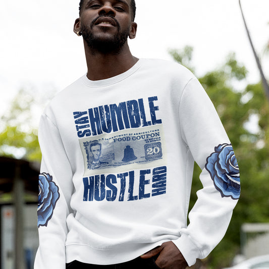 Stay Humble Hustle Hard Blue Rose DTF Transfer Kit